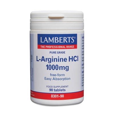 Lamberts L Arginine 1000mg 90 caps